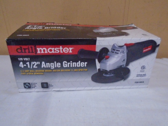 Drill Master 4 1/2in Angle Grinder