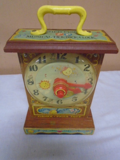 Vintage Fisher-Price Tick-Tock Teaching Clock