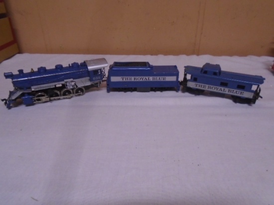 Tyko 3pc The Royal Blue Ho Scale Train