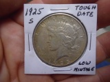 1925 S Mint Silver Peace Dollar