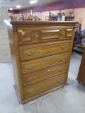 5 Drawer Oak Chest of Drawers