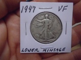 1947 Silver Walking Liberty Half Dollar