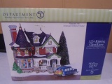 Department 56 Izzy Kissing Claus Lane Lighted Porcelain House Set