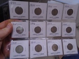 12pc Group of Assorted Date Liberty 
