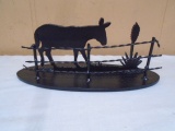 Westcraft Metal Art Donkey Scene