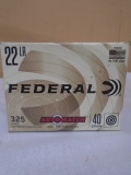 325 Round Box of Federal 22LR Rimfire Cartridges