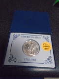 1982 Uncirculated Silver Gerorge Washington Half Dollar