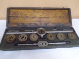 Large Antique Wells Bros Tap & Die Set