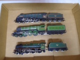 2 Hornby & 1 Bachman HO Scale Locomotives w/ Tenders