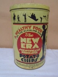 Vintage The New Era Potato Chip Tin