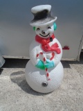Vintage Lighted Blowmolded Frosty The Snowman