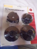 4pc Oil Filter Wrench Set
