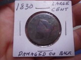 1830 Large Cent Piece