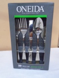 Oneida 20pc Stainless Steel Flatware Set