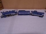 Tyko 3pc The Royal Blue Ho Scale Train