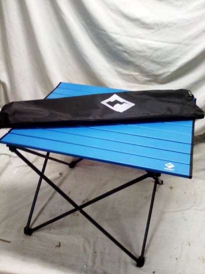 Folding Camp Table by Villey with carrying bag