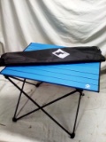Folding Camp Table by Villey with carrying bag
