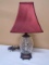 Beautiful Crystal Side Table Lamp