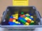 Lego Duplo Building Blocks in Container