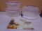 Cake Carrier-2 Large snap Lid Containers and Glass  Cutting Board