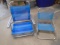 (2) Folding Aluminum Beach Chairs