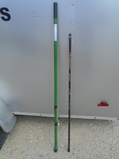 Flip Pole 20 Foot and Shakespeare 10 Foot Wonderpole Fiberglass Extension Poles