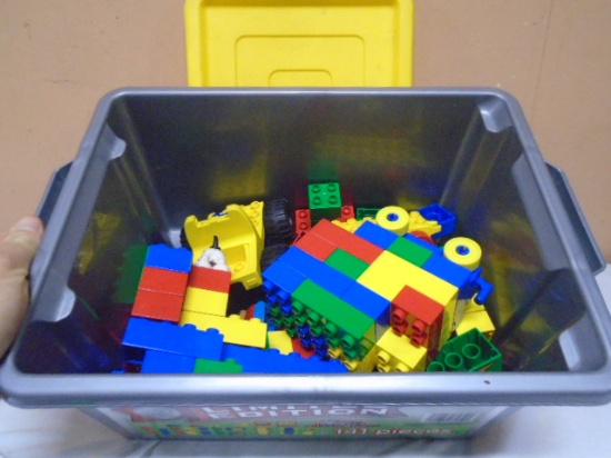 Lego Duplo Building Blocks in Container