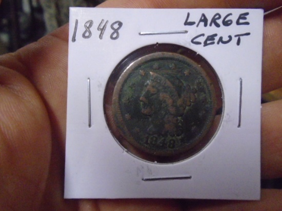 1848 Large Cent Piece
