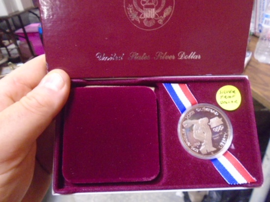 1983 Olympiad Proof Silver Dollar