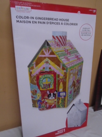 Creatology Color-In Gingerbread House