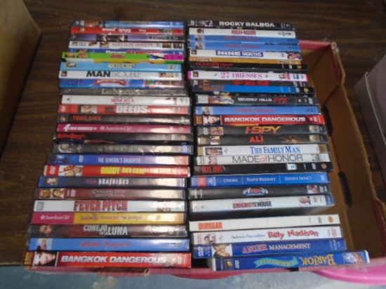 Group of 50 DVDs