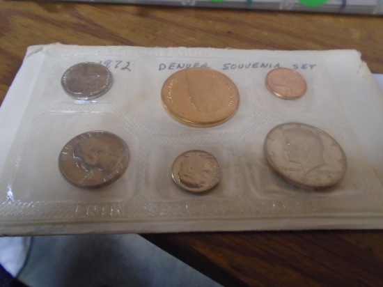 1972 Denver Souvenir Coin Set