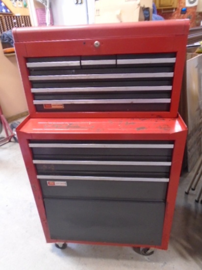 Craftsman 2pc Rolling Tool Box Filled w/ Tools