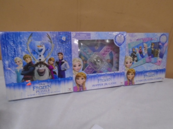 Frozen 3pc Game & Puzzle Set
