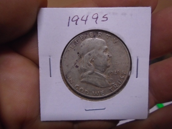 1949 S-Mint Silver Franklin Half Dollar