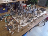 Large Battlefield Scene w/ Hand Painted Metal Soldiers