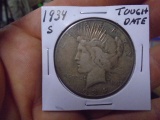 1934 S Mint Silver Peace Dollar