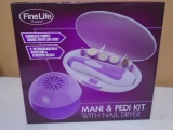 Fine Life Mani and Pedi Kit w/Nail Dryer