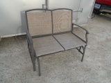Double Seat Metal Outdoor Glider