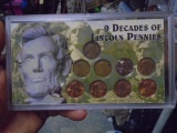9 Decades of Lincoln Cents Set