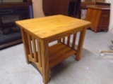 Beautiful Solid Oak Side Table