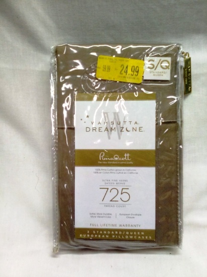 Wamsutta Dream Zone 725 Thread Count Standard Pillow Case Set