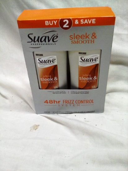 Suave Professionals 2-Pack Shampoo and Condiitioner Frizz Control Formula