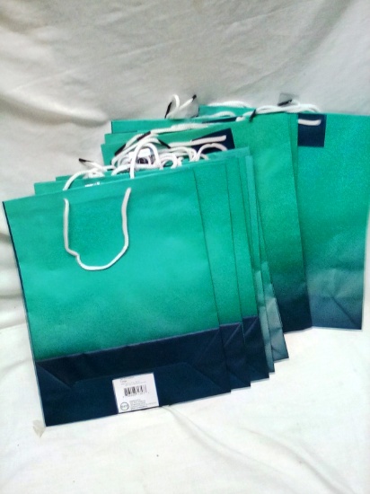 Qty. 10 Medium Gift Bags with Rope Handles