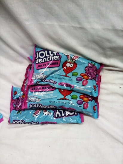 Qty. 4 bags Jolly Rancher Jelly Beans 14 Oz Per Bag