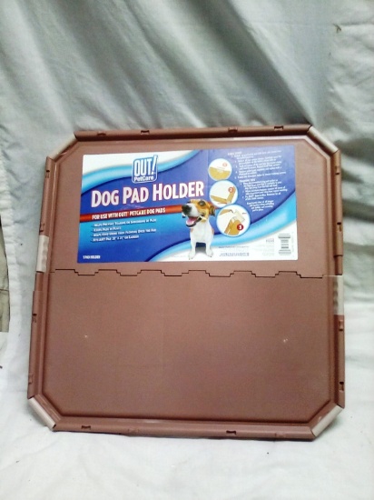Portable Fold Out Dog Pad Holder 21"x21"