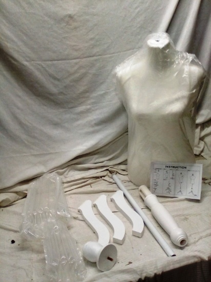 White Dress Form W/ Pedastal