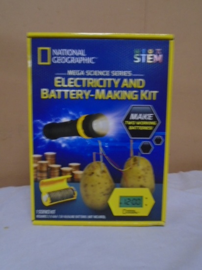 National Geographic Stem Electricity & Battery Making Kit