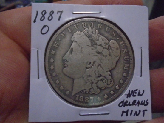 1887 O Mint Morgan Silver Dollar