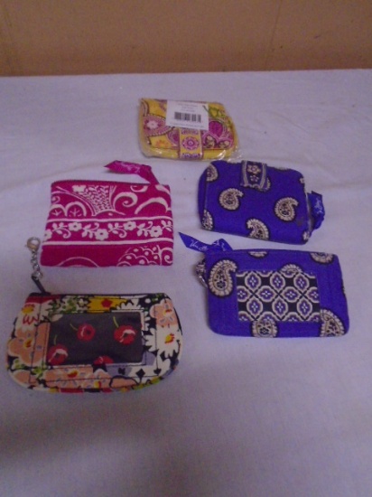 5pc Group of Vera Bradley Ladies Wallets & Coin Purses